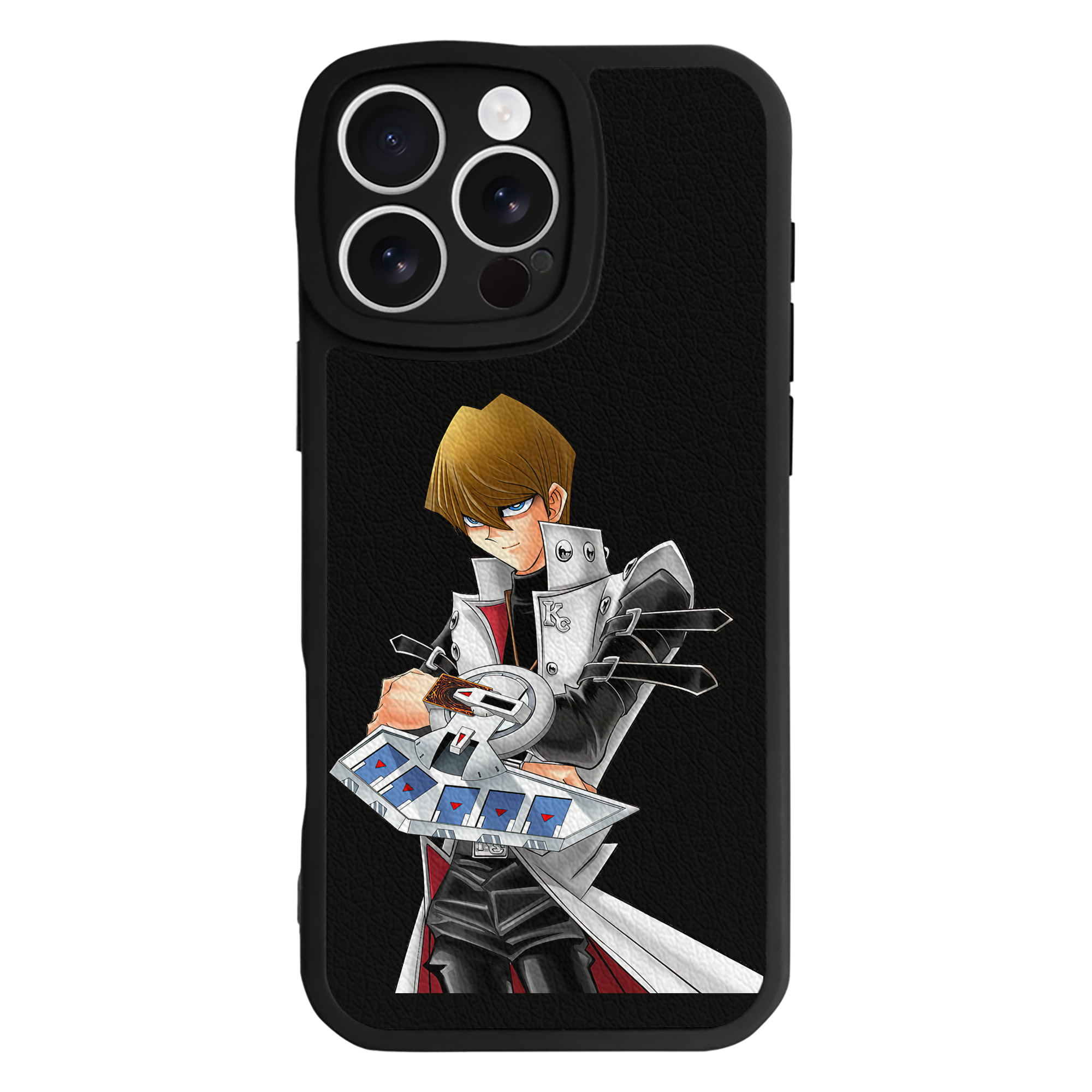 遊☆戯☆王 Yu-Gi-Oh! 【iPhone 16シリーズ対応】シリコンスマホケース（レザー調） 材質：シリコン